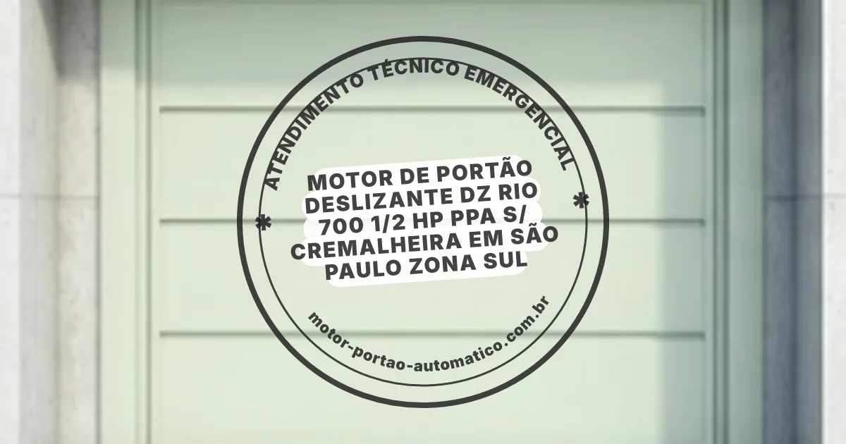 Conserto e instalação de portão automático em São Paulo Zona Sul