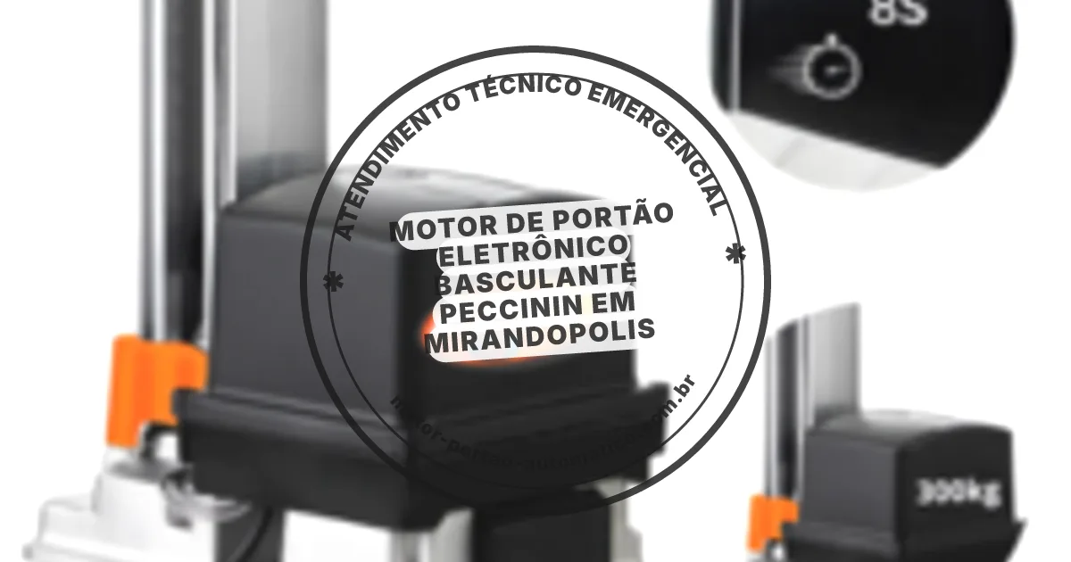 Conserto e instalação de portão automático em Mirandopolis