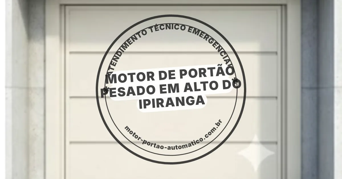 Conserto e instalação de portão automático em Alto do Ipiranga