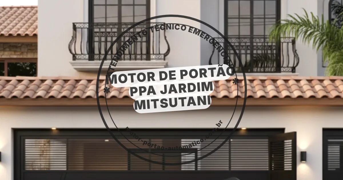 Conserto e instalação de portão automático em Ppa Jardim Mitsutani