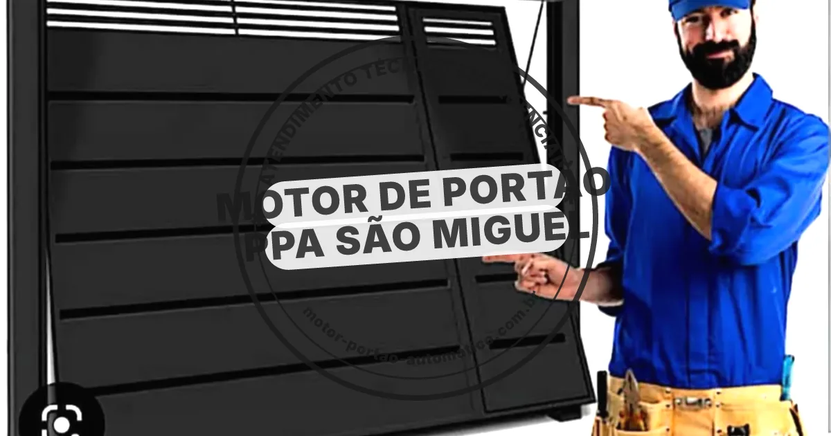 Conserto e instalação de portão automático em Ppa Sao Miguel