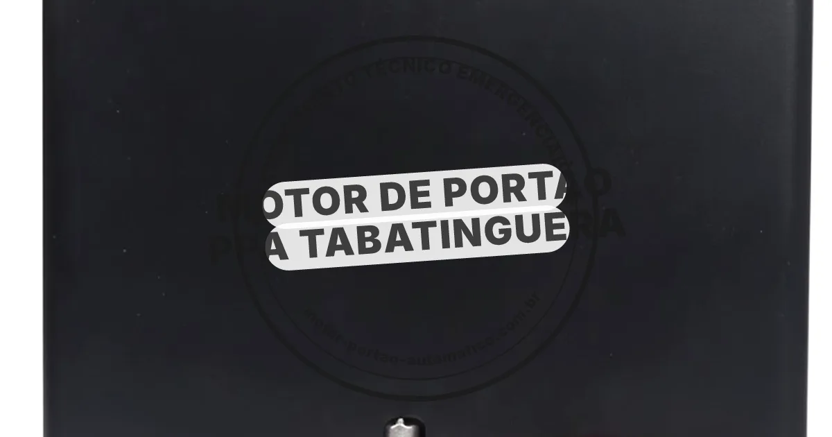 Conserto e instalação de portão automático em Portao Ppa Tabatinguera