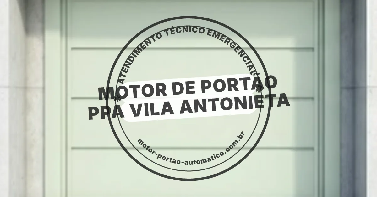 Conserto e instalação de portão automático em Ppa Vila Antonieta