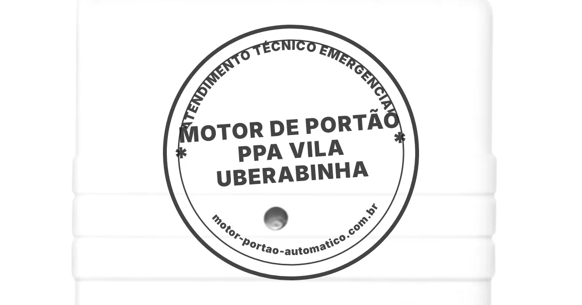 Conserto e instalação de portão automático em Ppa Vila Uberabinha