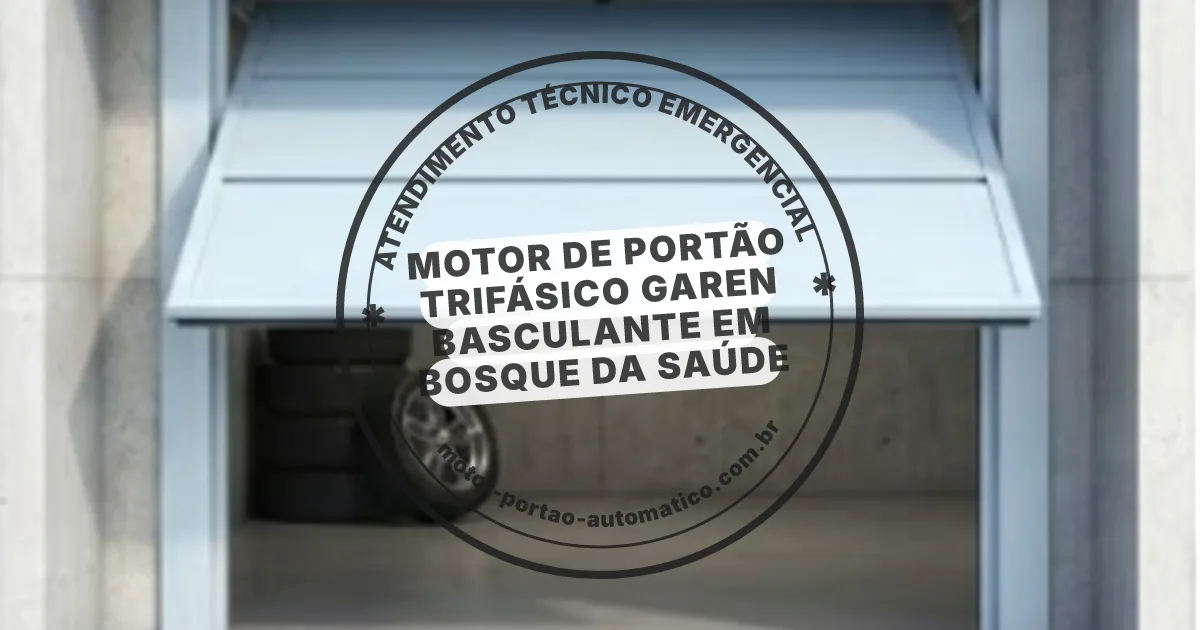 Conserto e instalação de portão automático em Bosque da Saúde