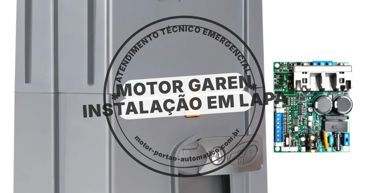 Conserto e instalação de portão automático em Lapa