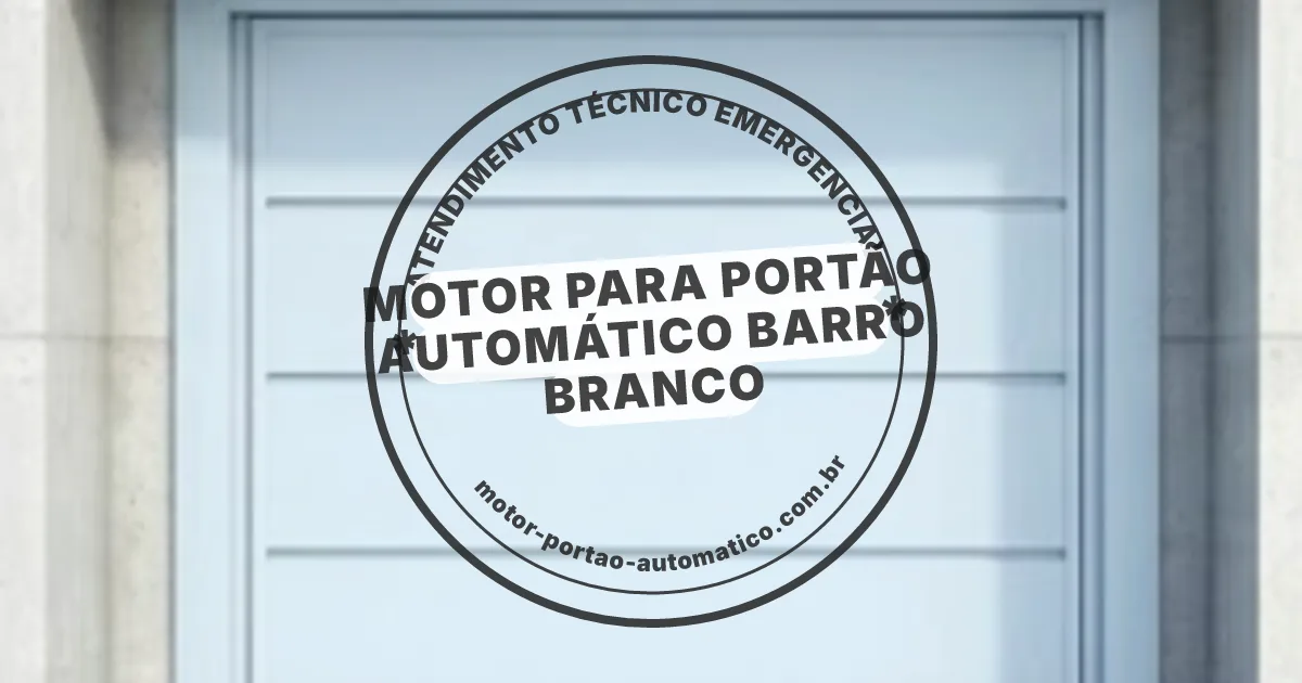 Conserto e instalação de portão automático em Automatico Barro Branco