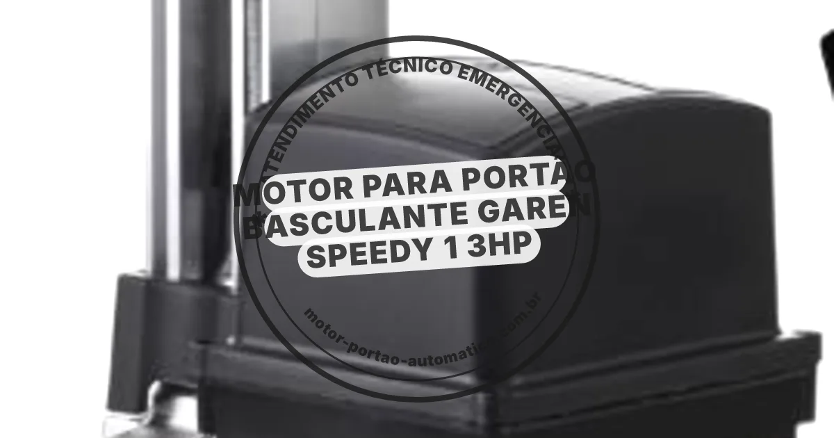 Conserto e instalação de portão automático em Speedy 1 3hp