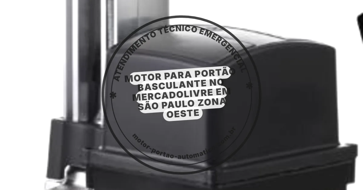 Conserto e instalação de portão automático em São Paulo Zona Oeste