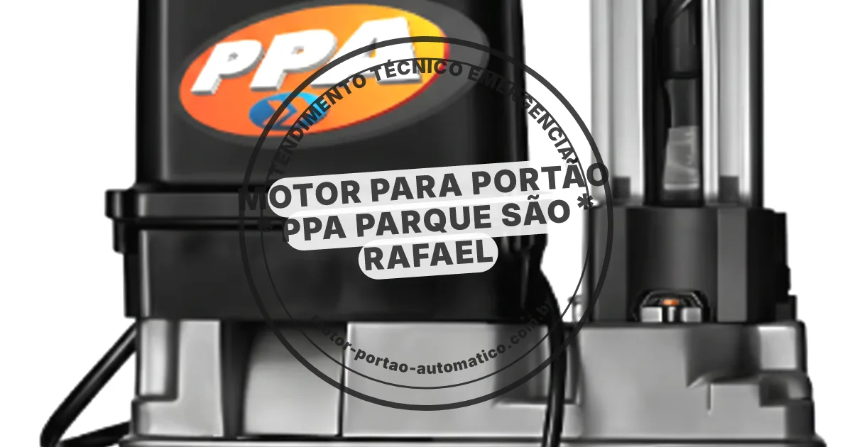 Conserto e instalação de portão automático em Parque Sao Rafael
