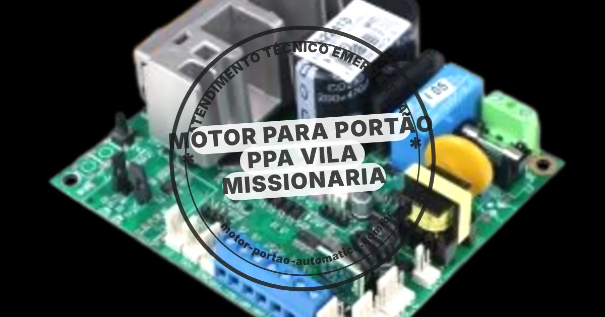 Conserto e instalação de portão automático em Ppa Vila Missionaria