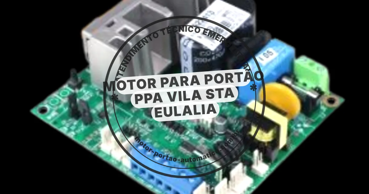 Conserto e instalação de portão automático em Vila Sta Eulalia