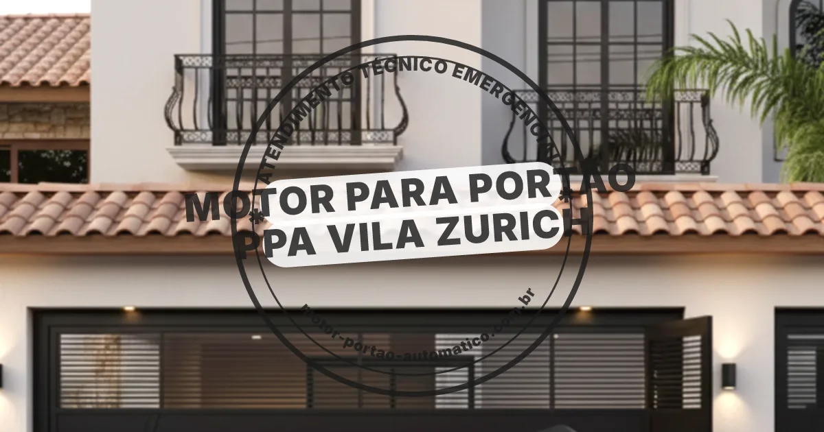 Conserto e instalação de portão automático em Ppa Vila Zurich