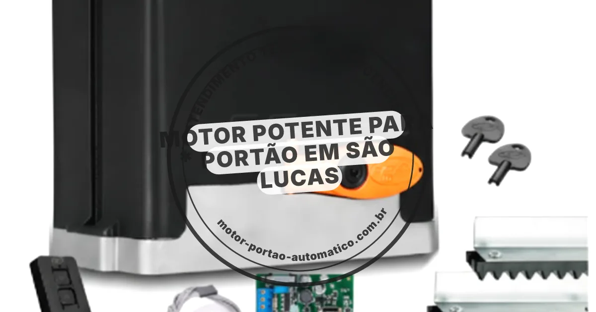 Conserto e instalação de portão automático em São Lucas