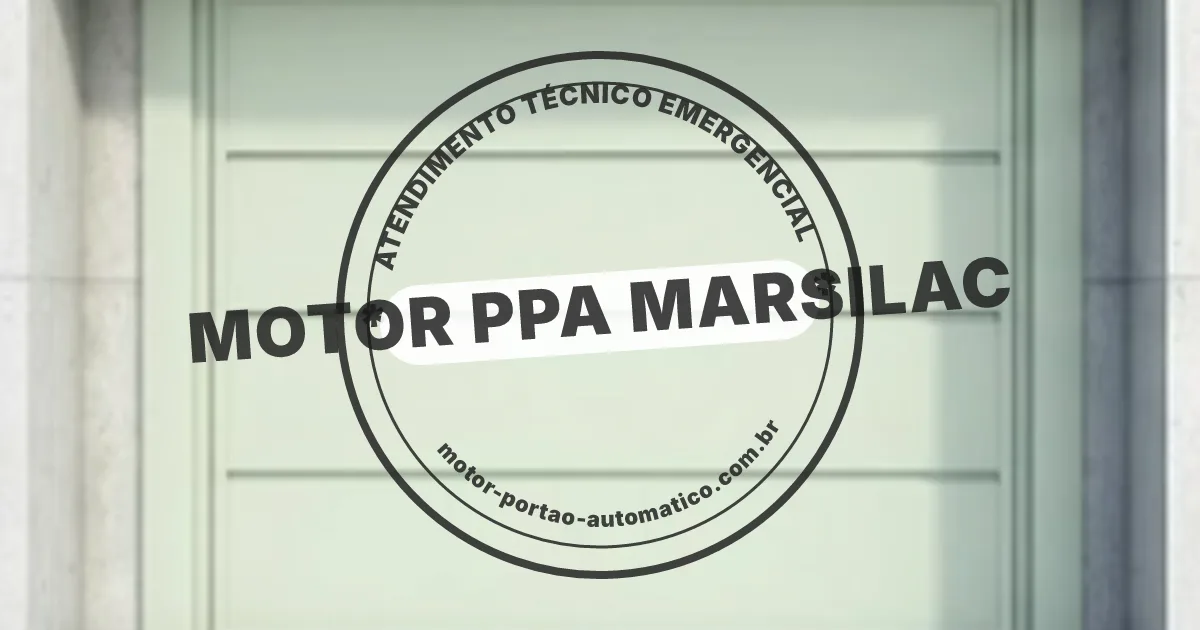 Conserto e instalação de portão automático em Motor Ppa Marsilac