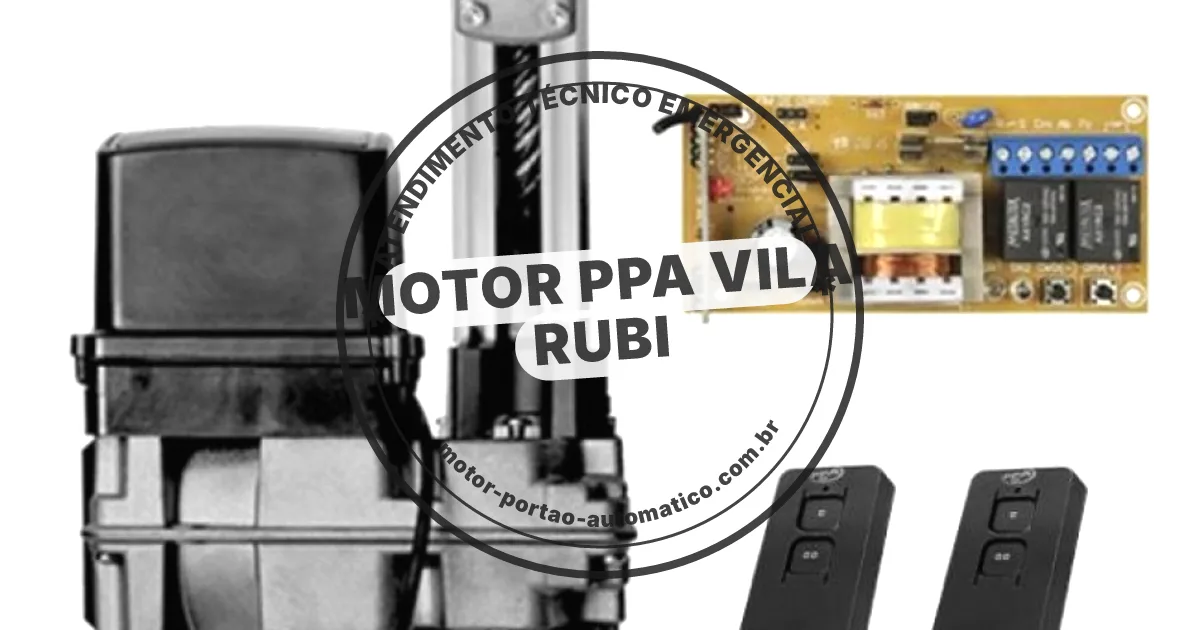 Conserto e instalação de portão automático em Ppa Vila Rubi