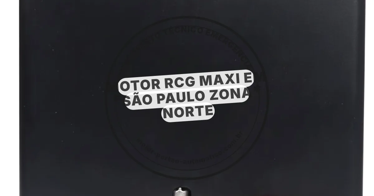 Conserto e instalação de portão automático em São Paulo Zona Norte