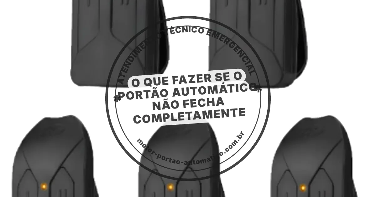 Conserto e instalação de portão automático em Nao Fecha Completamente