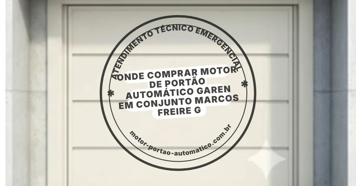 Conserto e instalação de portão automático em Conjunto Marcos Freire G