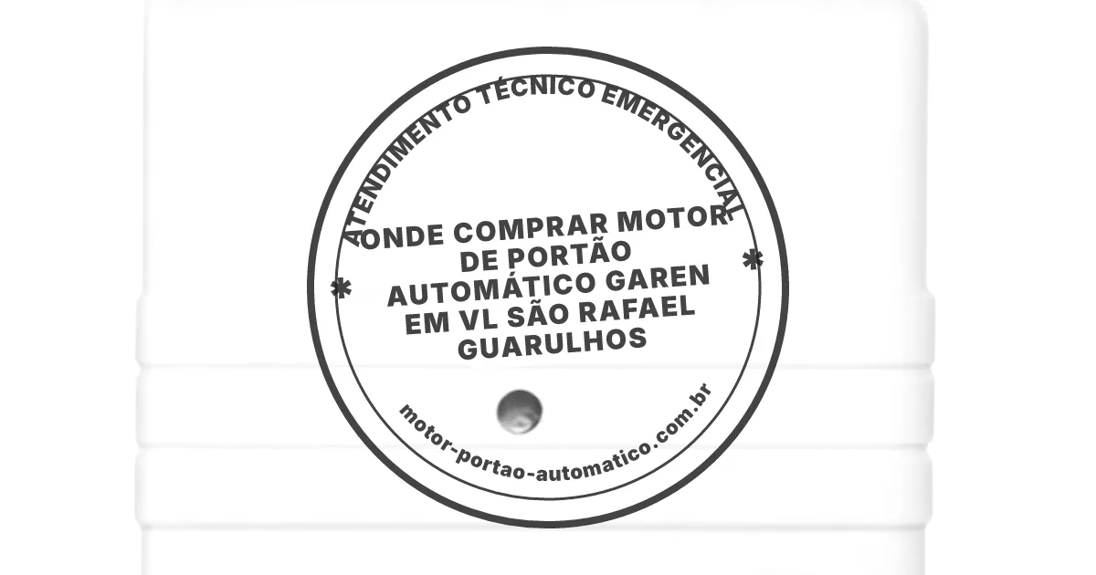 Conserto e instalação de portão automático em Vl São Rafael Guarulhos