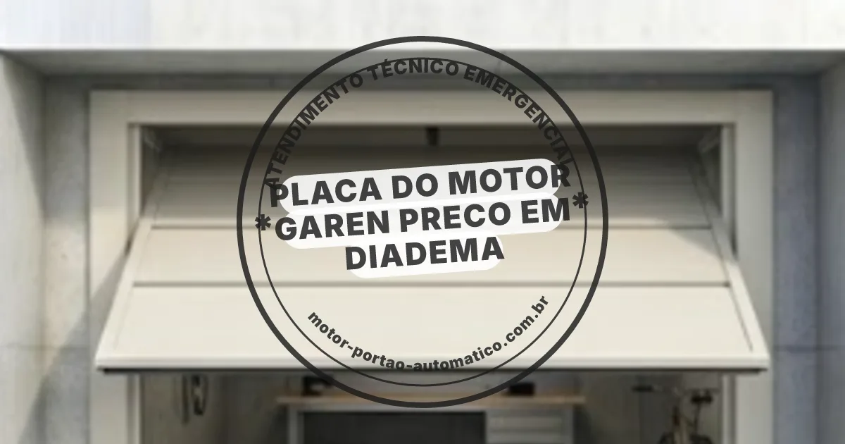 Conserto e instalação de portão automático em Diadema