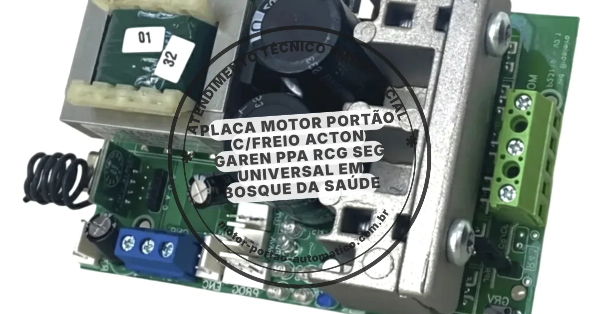 Conserto e instalação de portão automático em Bosque da Saúde