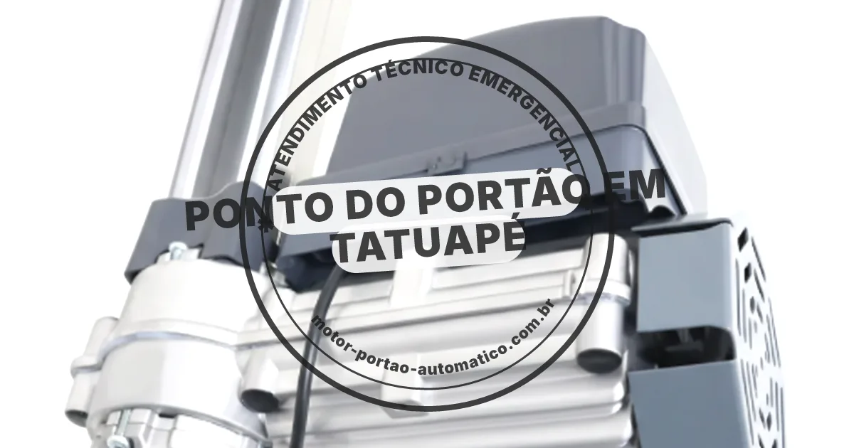 Conserto e instalação de portão automático em Tatuapé