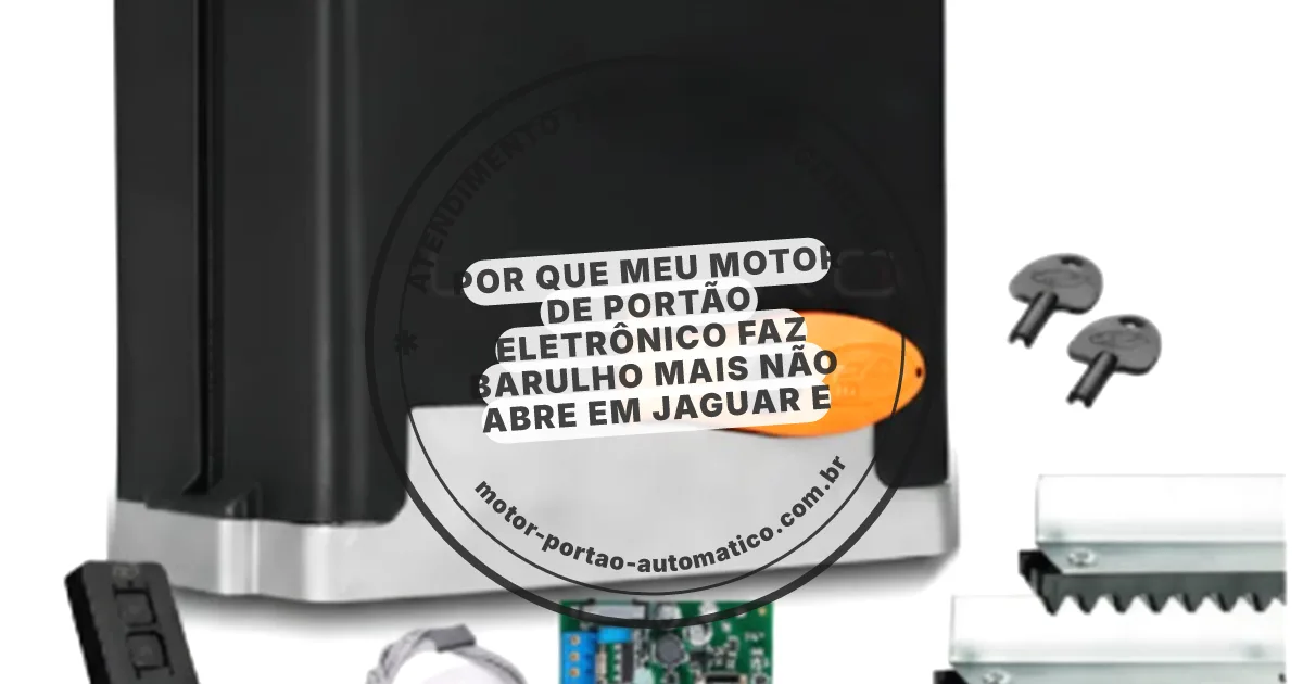 Conserto e instalação de portão automático em Jaguar e