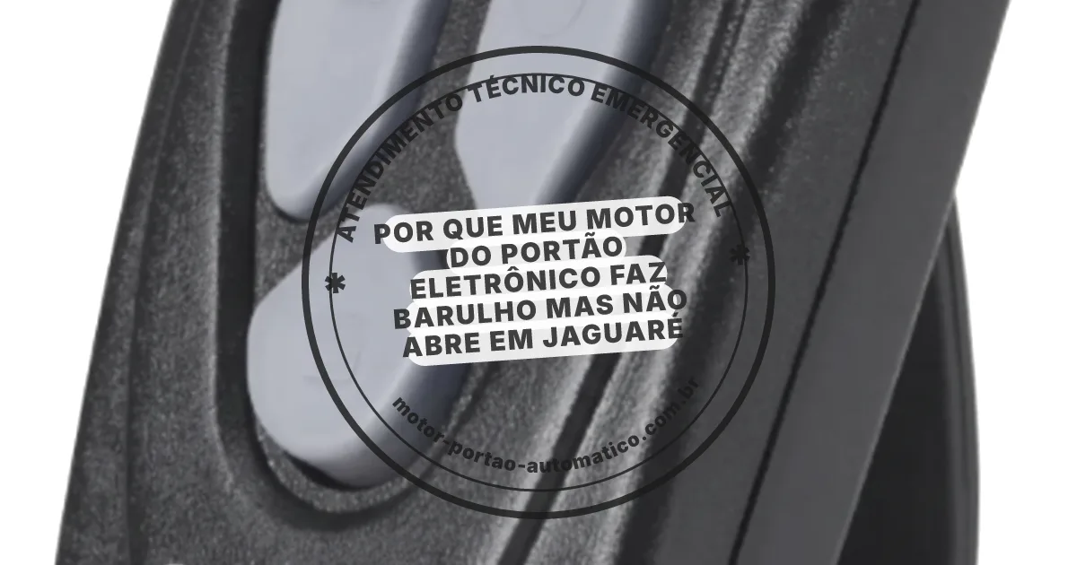 Conserto e instalação de portão automático em Jaguaré