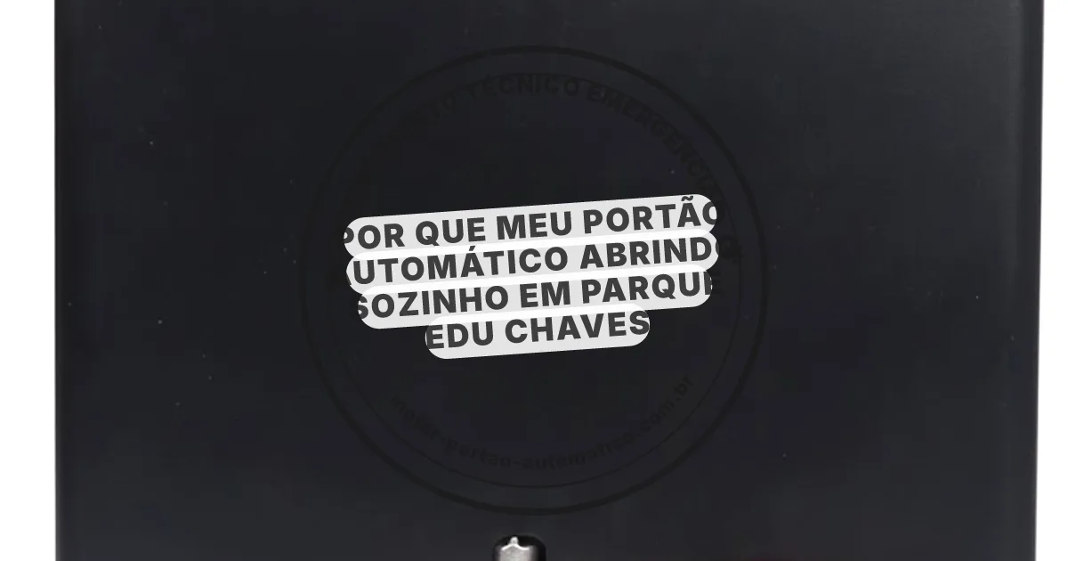 Conserto e instalação de portão automático em Parque Edu Chaves