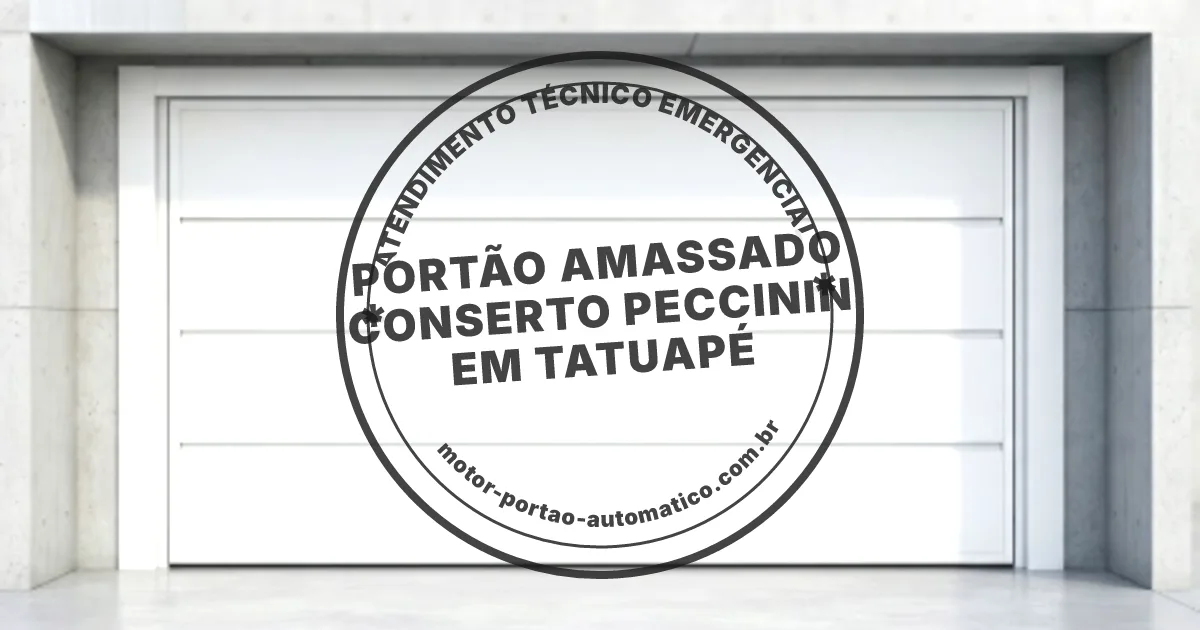Conserto e instalação de portão automático em Tatuapé