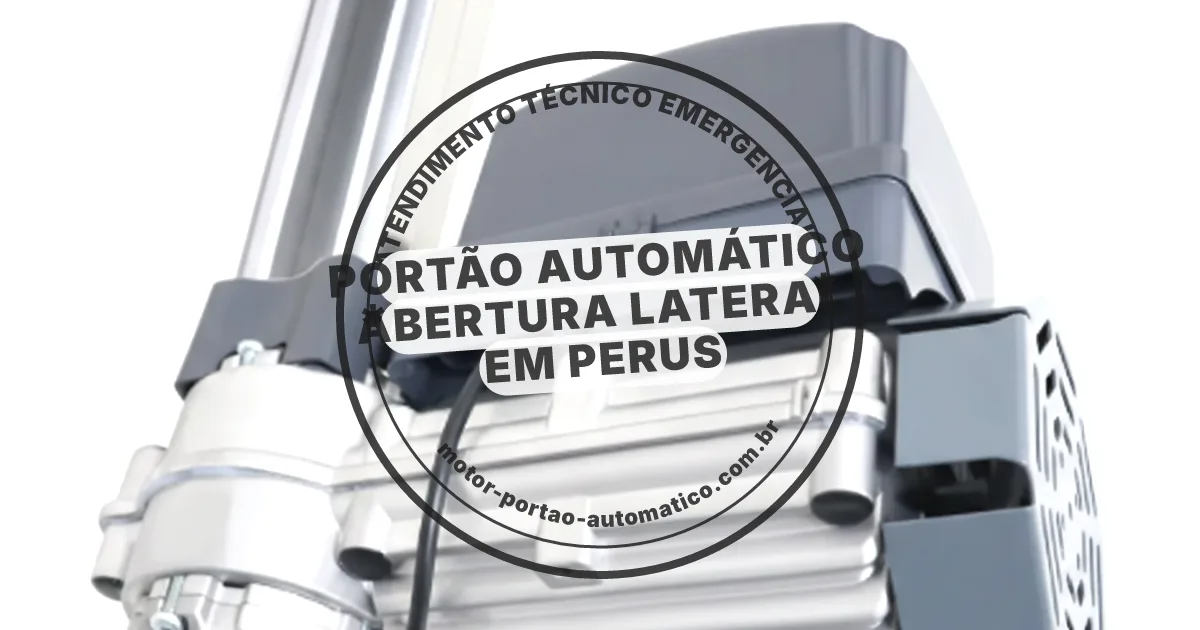 Conserto e instalação de portão automático em Perus
