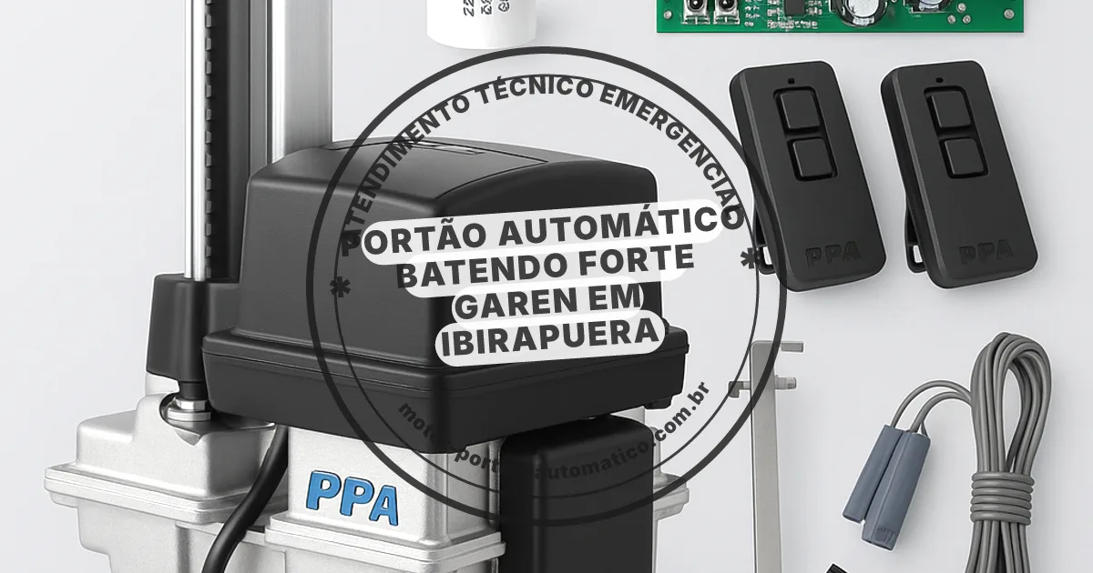 Conserto e instalação de portão automático em Ibirapuera