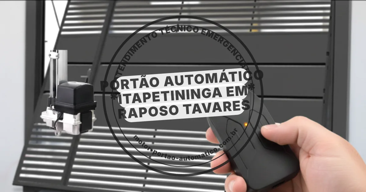 Conserto e instalação de portão automático em Raposo Tavares