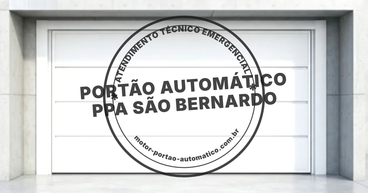 Conserto e instalação de portão automático em Ppa Sao Bernardo