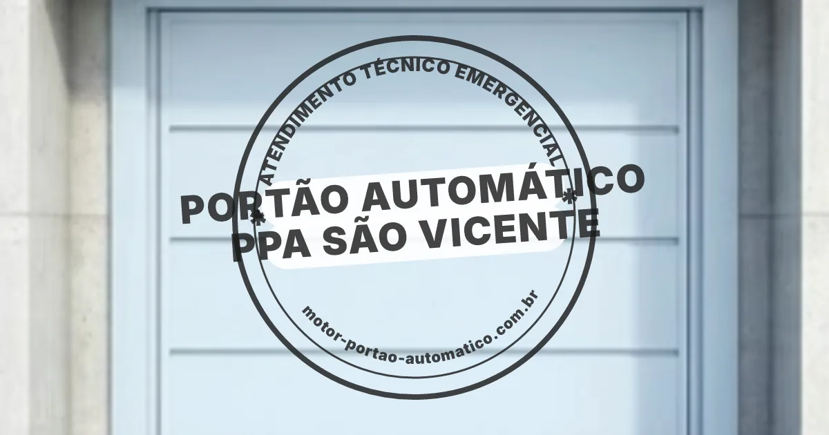 Conserto e instalação de portão automático em São Vicente