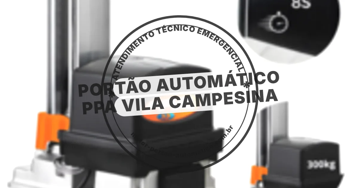 Conserto e instalação de portão automático em Ppa Vila Campesina