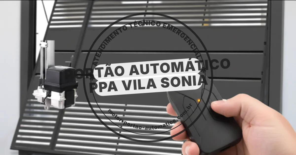 Conserto e instalação de portão automático em Ppa Vila Sonia