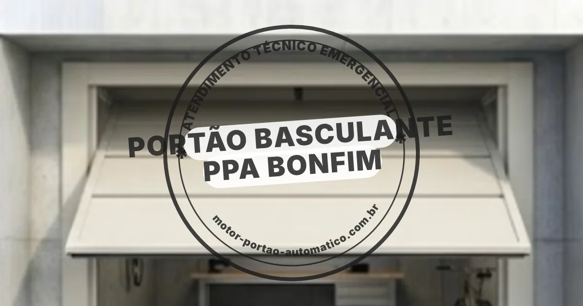 Conserto e instalação de portão automático em Basculante Ppa Bonfim
