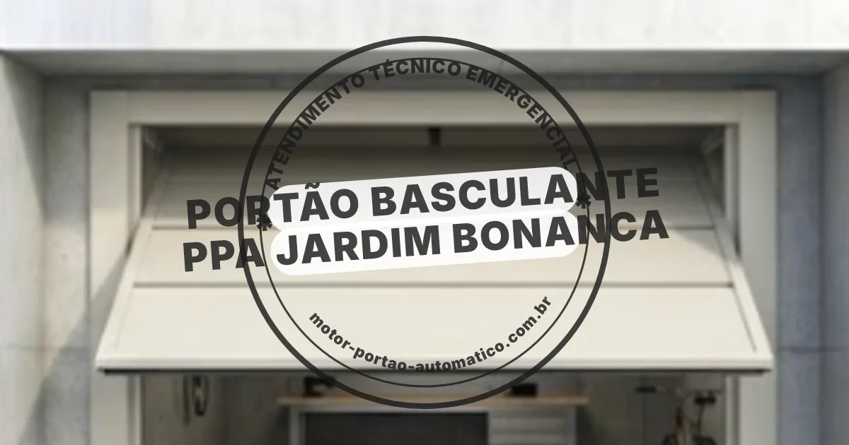 Conserto e instalação de portão automático em Ppa Jardim Bonanca
