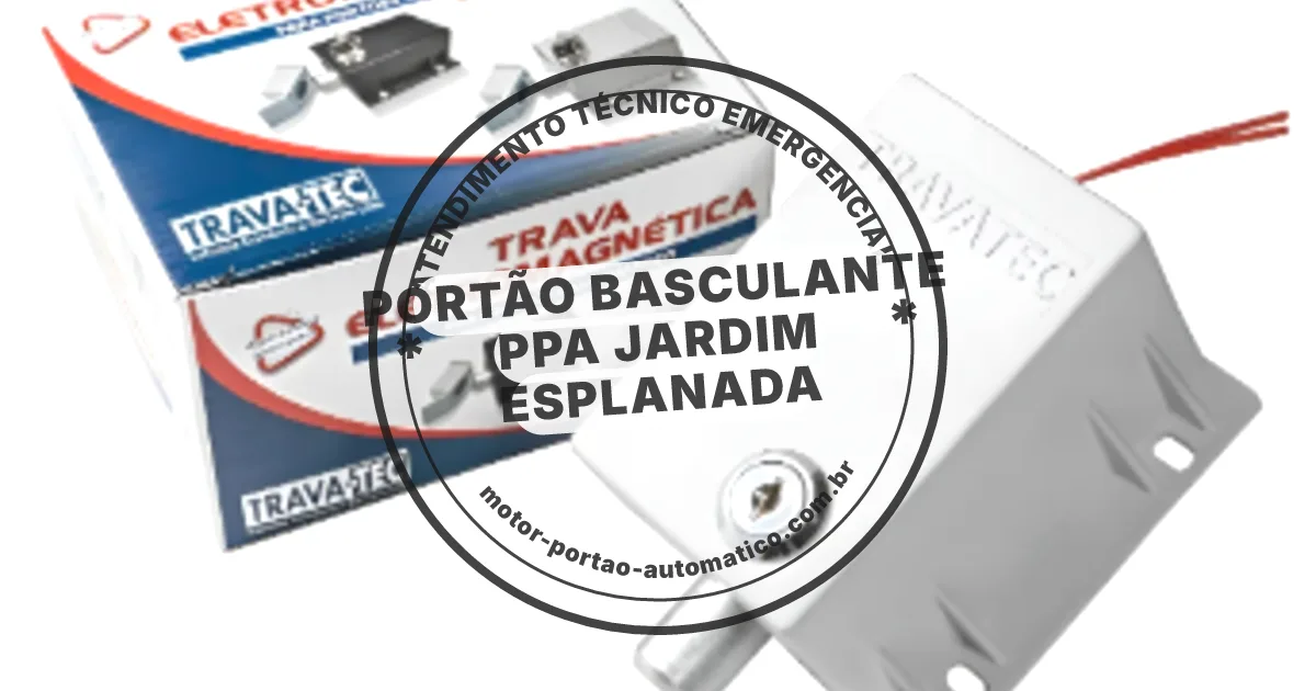 Conserto e instalação de portão automático em Ppa Jardim Esplanada