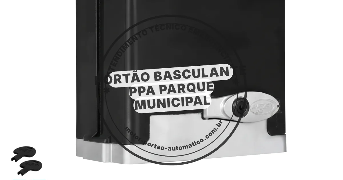 Conserto e instalação de portão automático em Ppa Parque Municipal