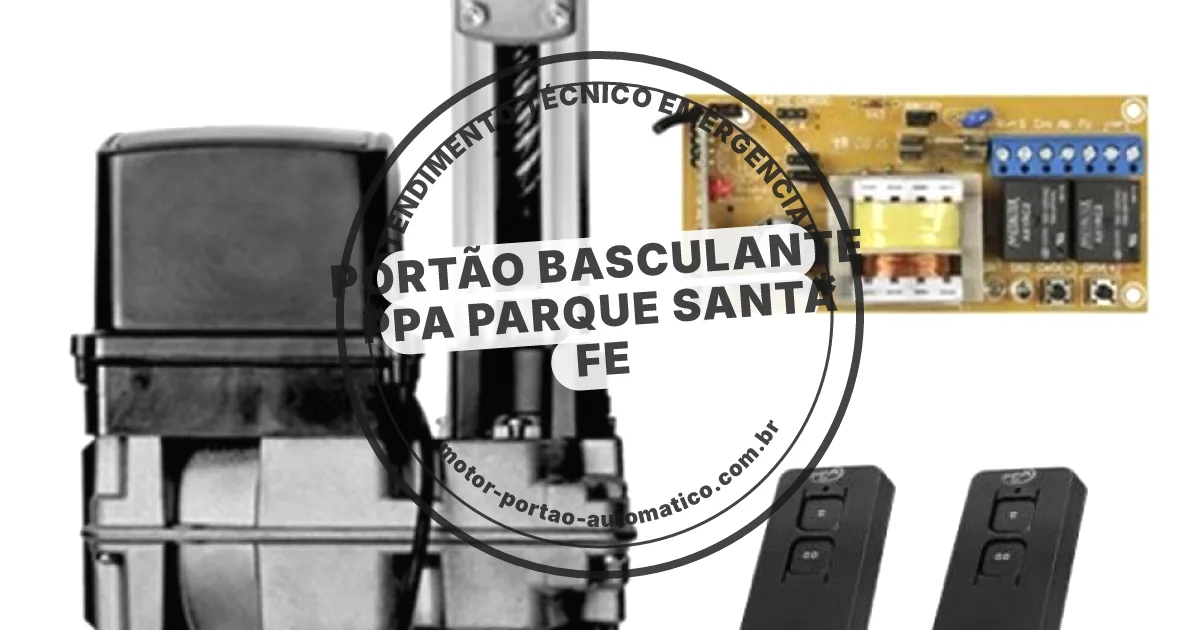 Conserto e instalação de portão automático em Parque Santa Fe