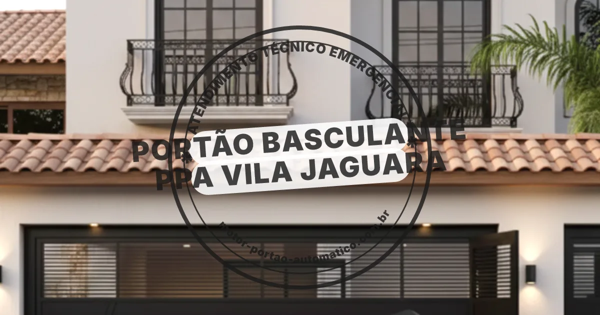 Conserto e instalação de portão automático em Ppa Vila Jaguara