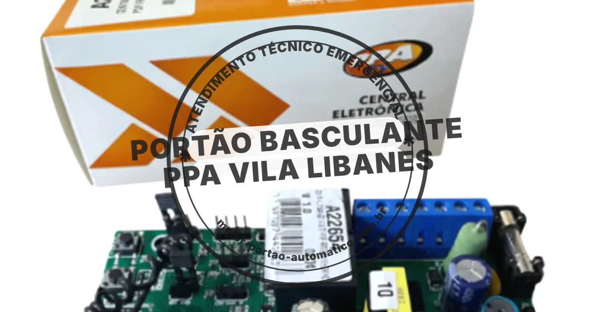 Conserto e instalação de portão automático em Ppa Vila Libanes
