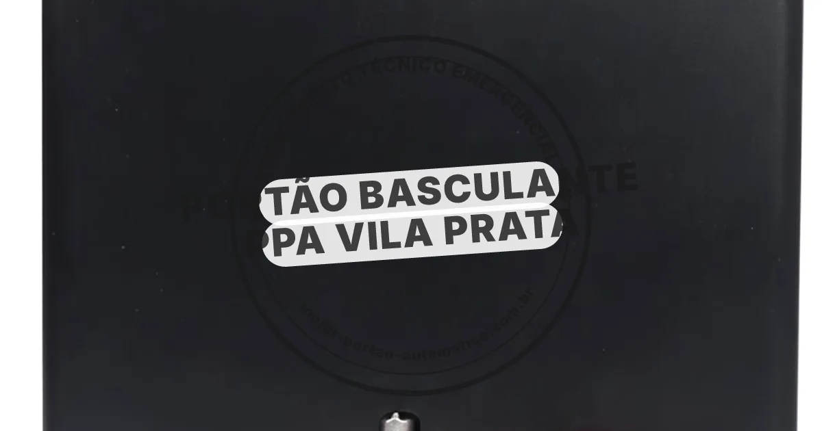 Conserto e instalação de portão automático em Ppa Vila Prata