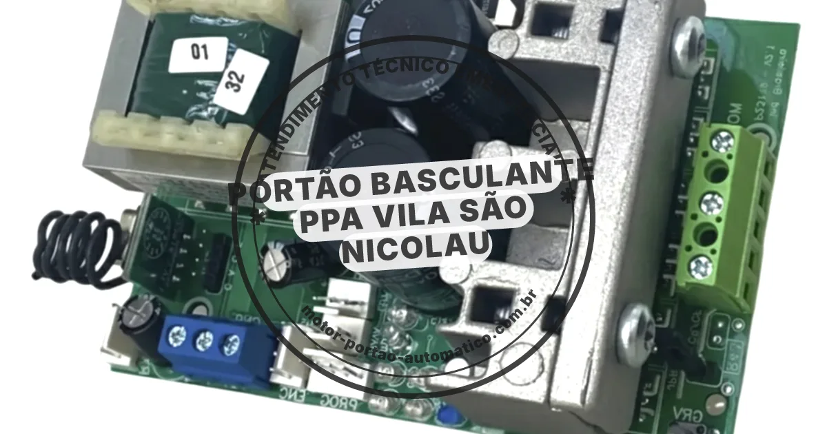 Conserto e instalação de portão automático em Vila Sao Nicolau