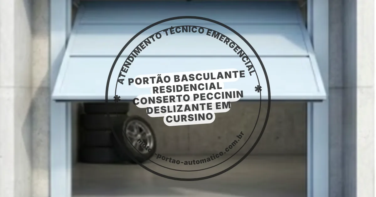 Conserto e instalação de portão automático em Cursino