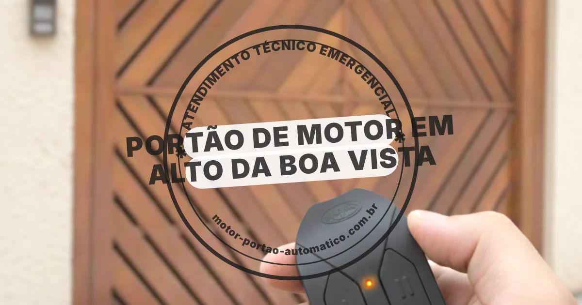 Conserto e instalação de portão automático em Alto da Boa Vista