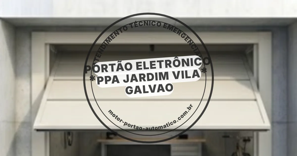 Conserto e instalação de portão automático em Jardim Vila Galvao
